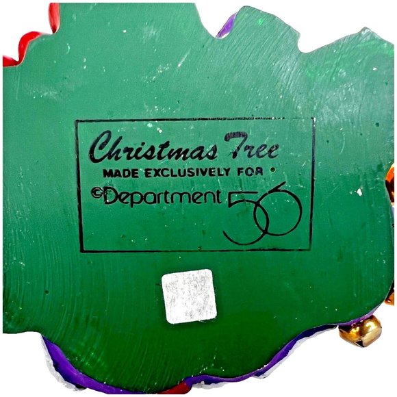 Dept 56 All Through The House Christmas Tree 8 1/4 IN Original Box Presents Duck - Picture 8 of 10